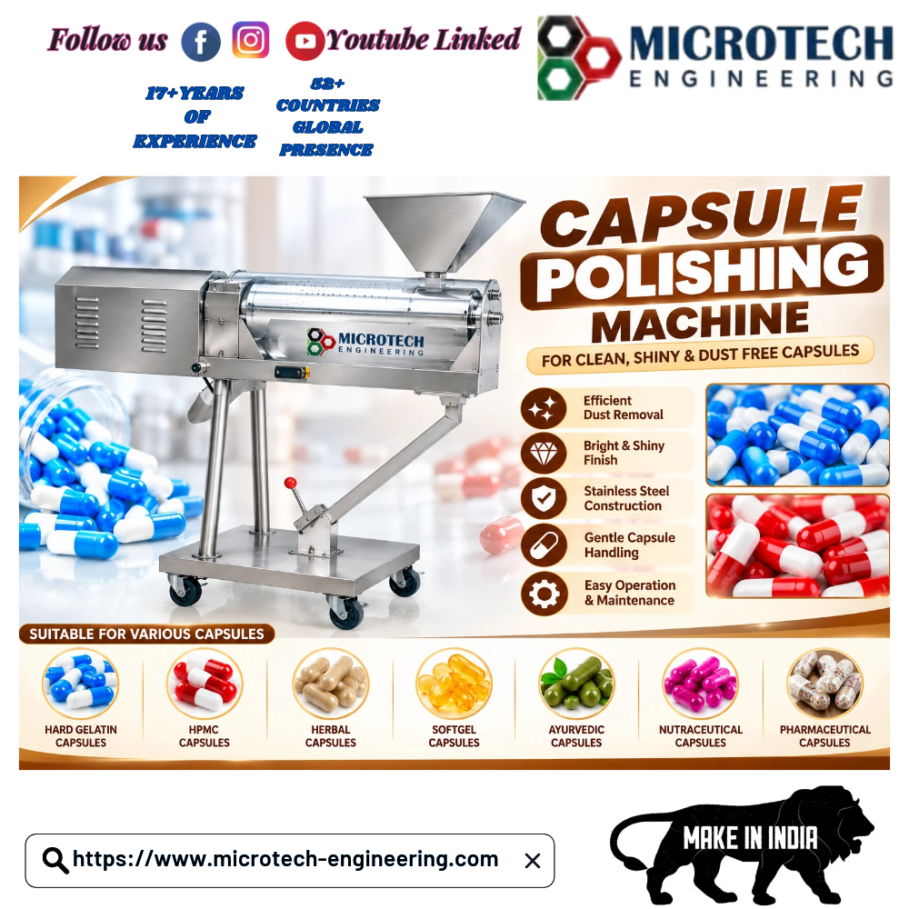 Capsule Polishing Machine