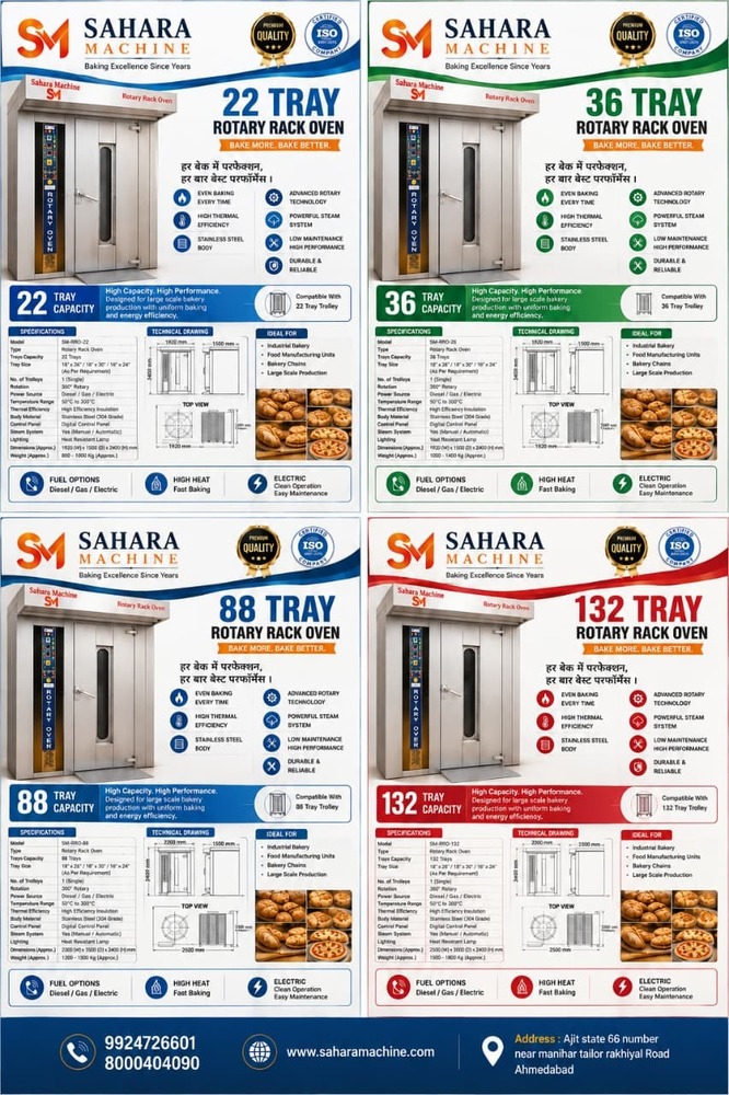 Rotary Oven Bakery Machine