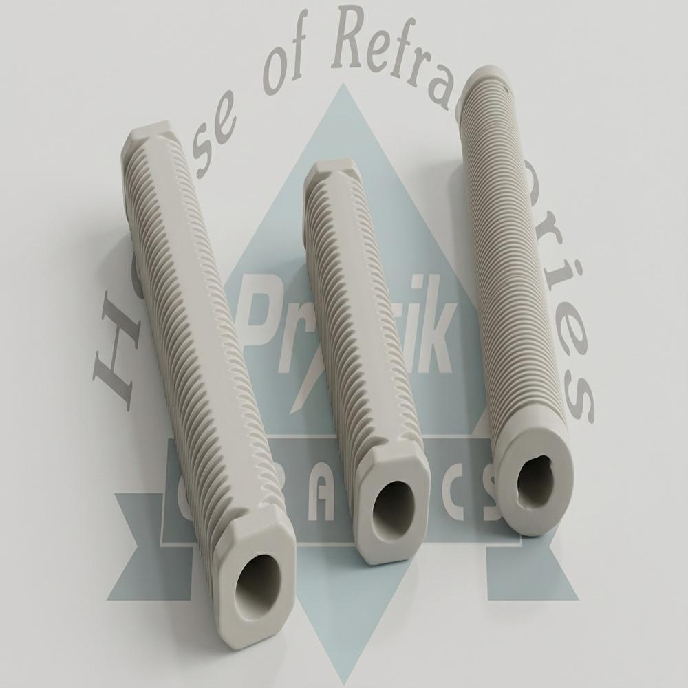 Porcelain Threaded Tube