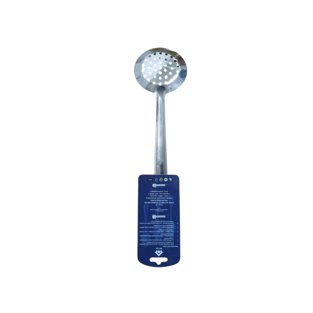 SAIL SALEM Stainless Steel Medium Skimmer (Jalli/Jhara) 304 Grade | Food Grade Cooking Spoon | Heavy Duty Kitchen Utensil