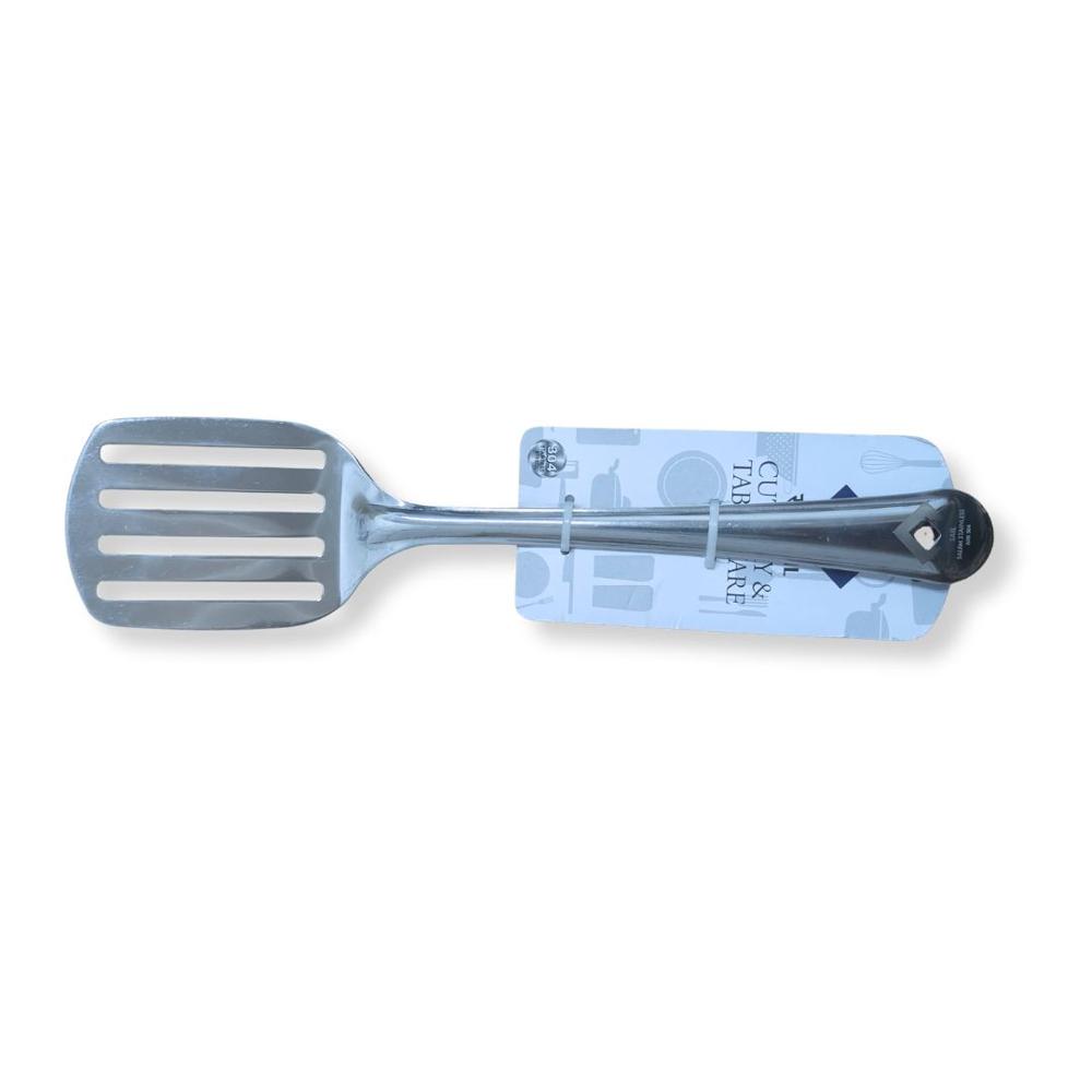 SAIL SALEM Stainless Steel Slotted Turner Small 304 Grade | Food Grade Spatula for Paratha, Omelette, Pav Bhaji & Cooking