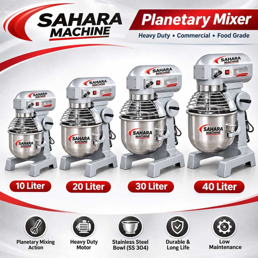 Metal Planetary Mixer - Color: Silver