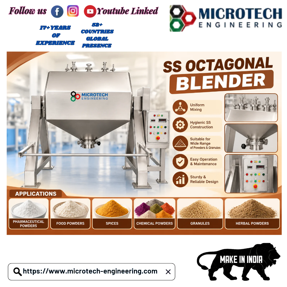 SS Octagonal Blender