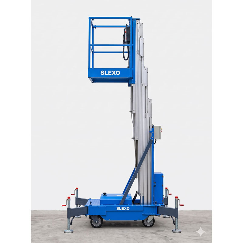 Aluminium Aerial Work Platform - Features: Outriggers For Stability