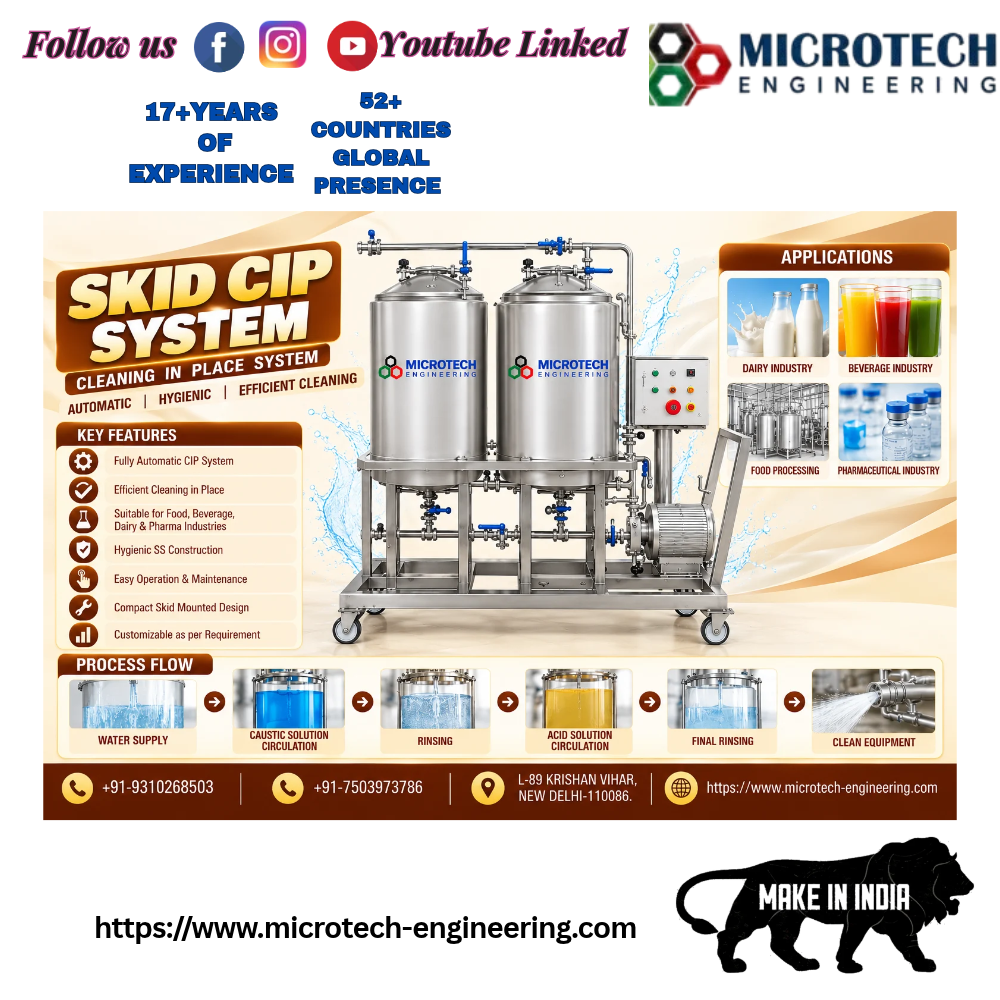 Skid CIP / CIP System