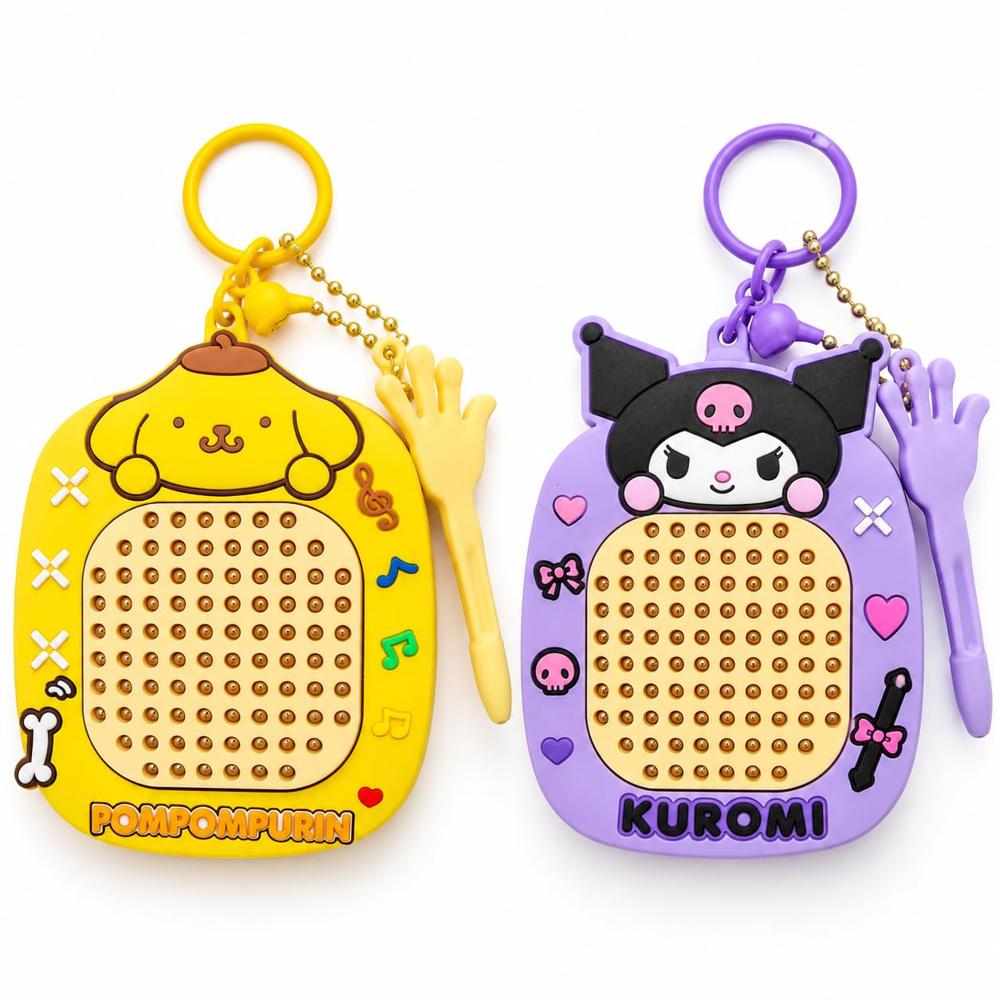 Cartoon Character Magnetic Drawing Board Keychain