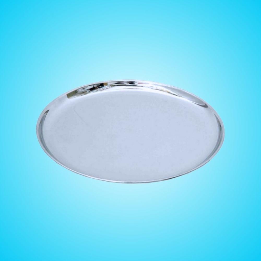 Steel Dinner Full/Half Plates, 304 Grade Stainless Steel, Sail Salem Stainless, 10 inch plate, Food Grade, Rust & Crack free, Steel Authority of India