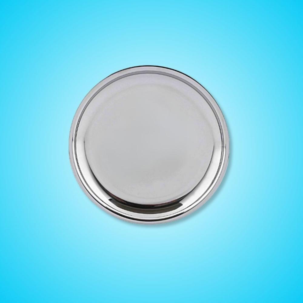 Steel Dinner Full/Half Plates, 304 Grade Stainless Steel, Sail Salem Stainless, 10 inch plate, Food Grade, Rust & Crack free, Steel Authority of India