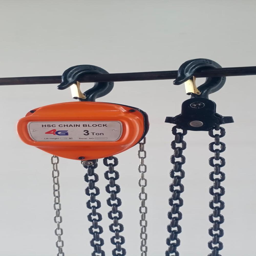 Hsc Chain Block - Steel, Length: 3m, Weight: 12.9kg, Width: 6.05mm | Rust Proof, Accurate Dimension, Robustness, Easy Installation, Electric Power Source