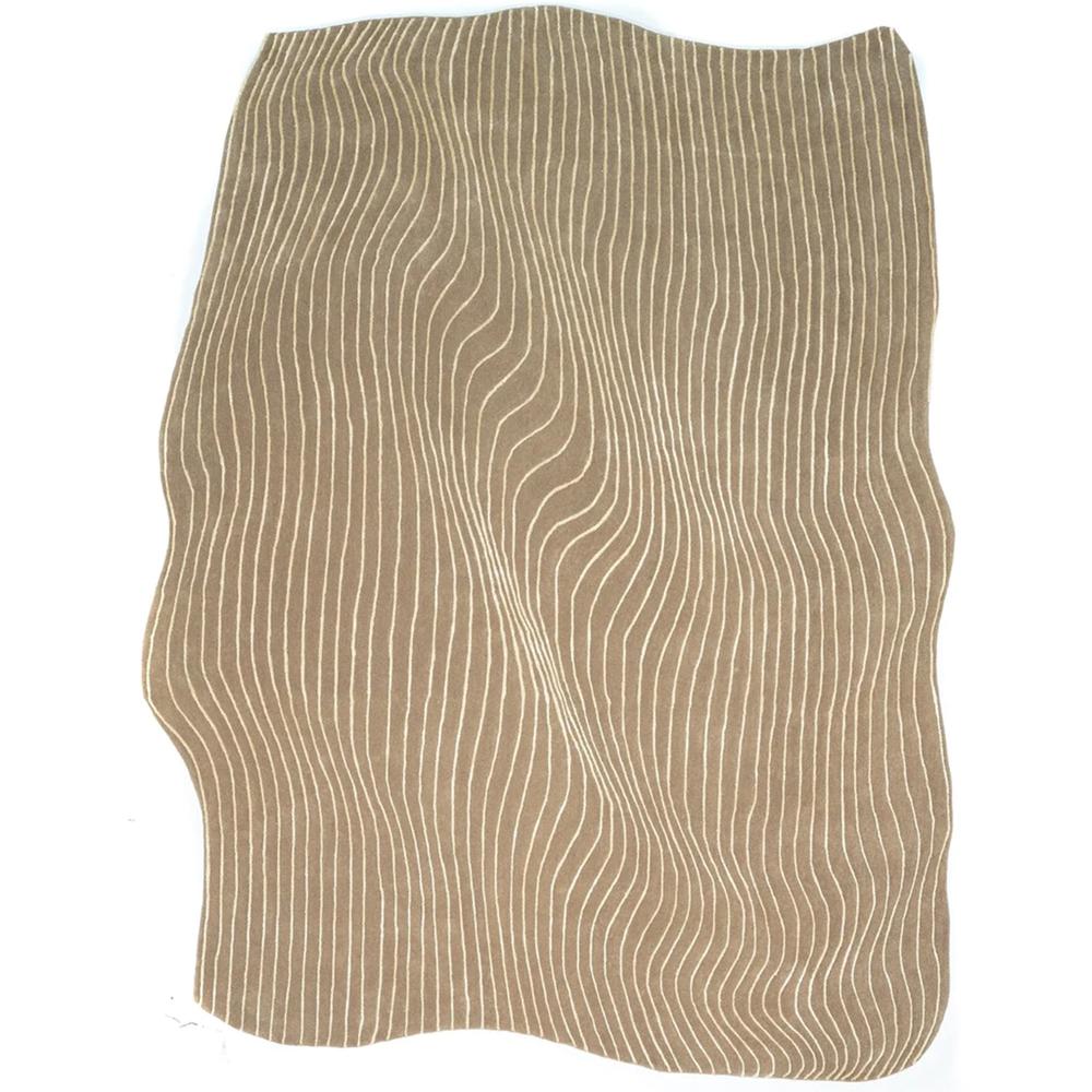 Organic Wavy Line Modern Rug