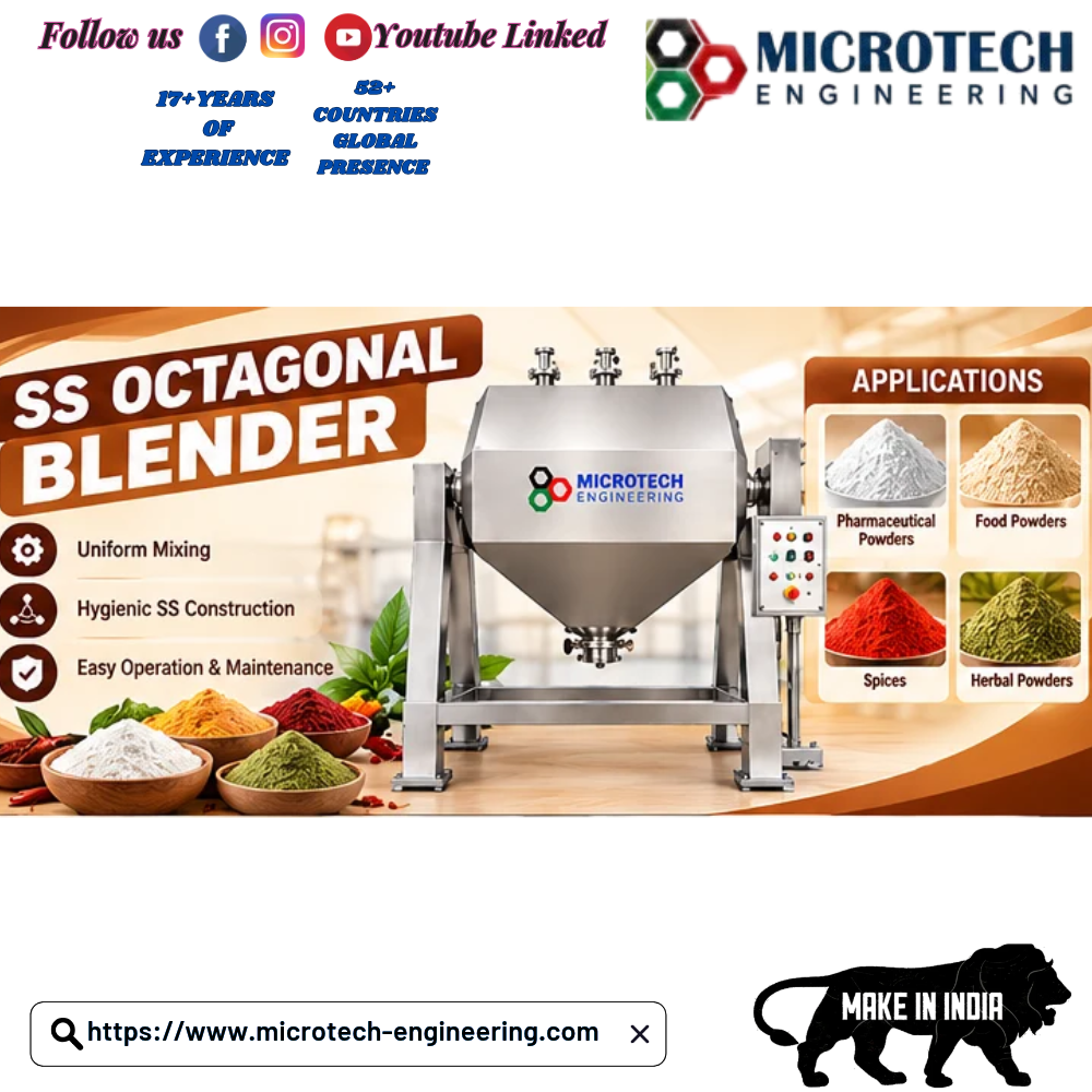 SS Octagonal Blender