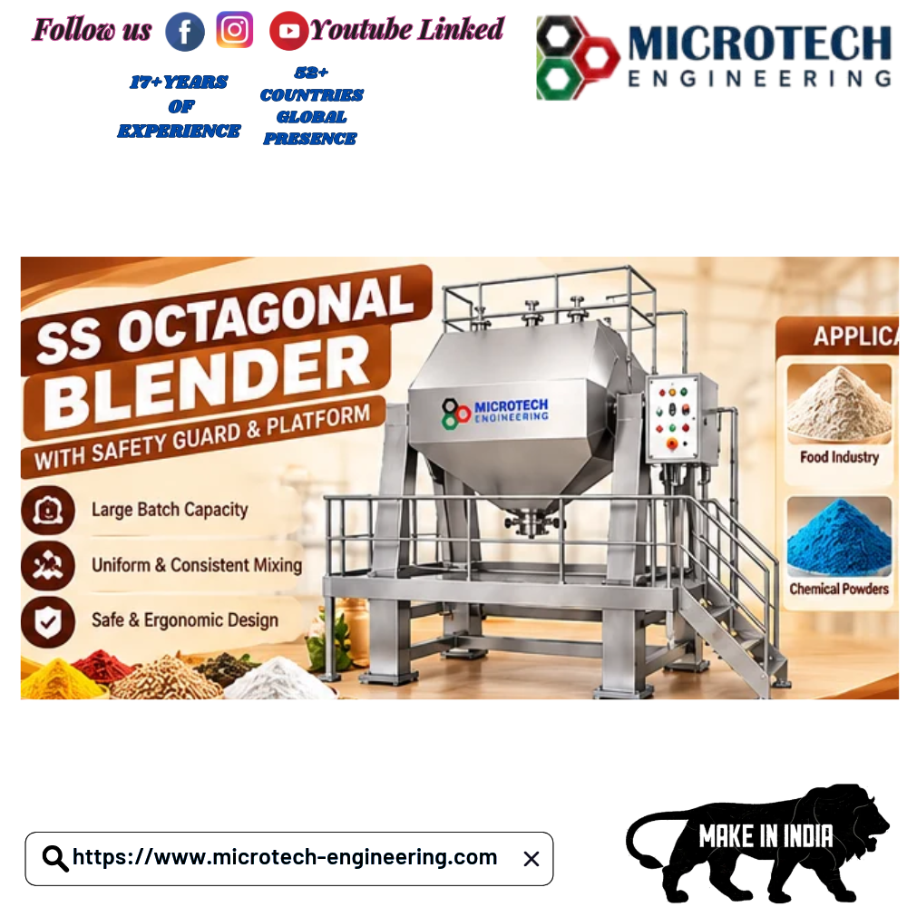 SS Octagonal Blender