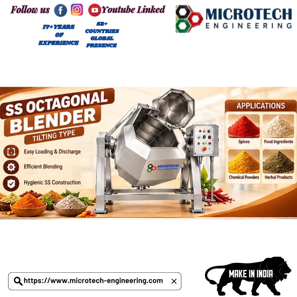 SS Octagonal Blender