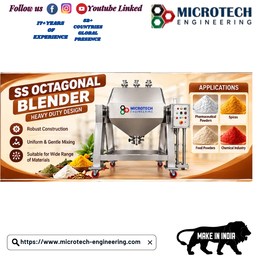 SS Octagonal Blender