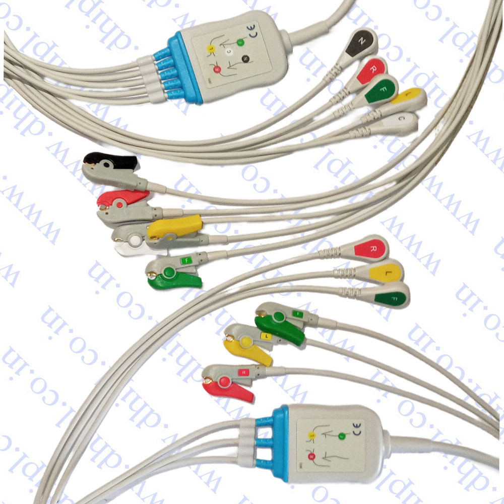 Contec 7 Pin Round Ecg Cable