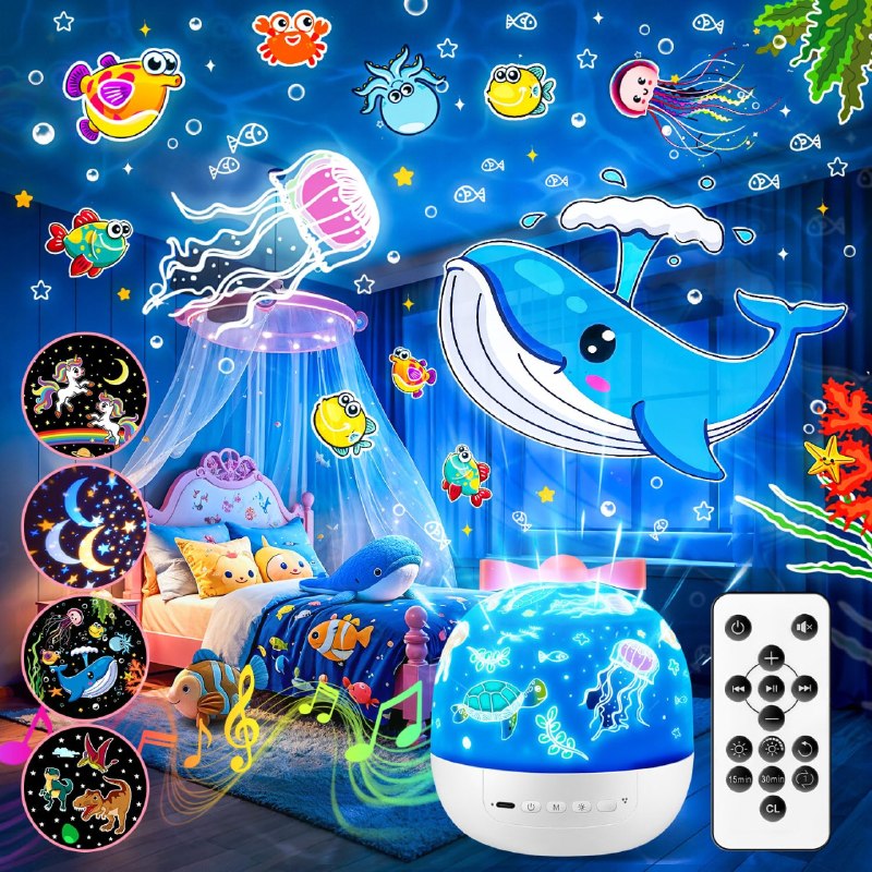 Kids Night Light Projector