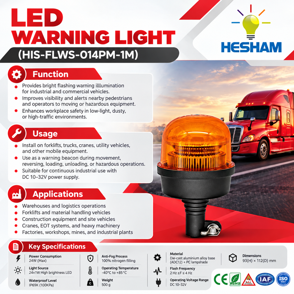 Led Warning Light (HIS-FLWS-014PM-1M)