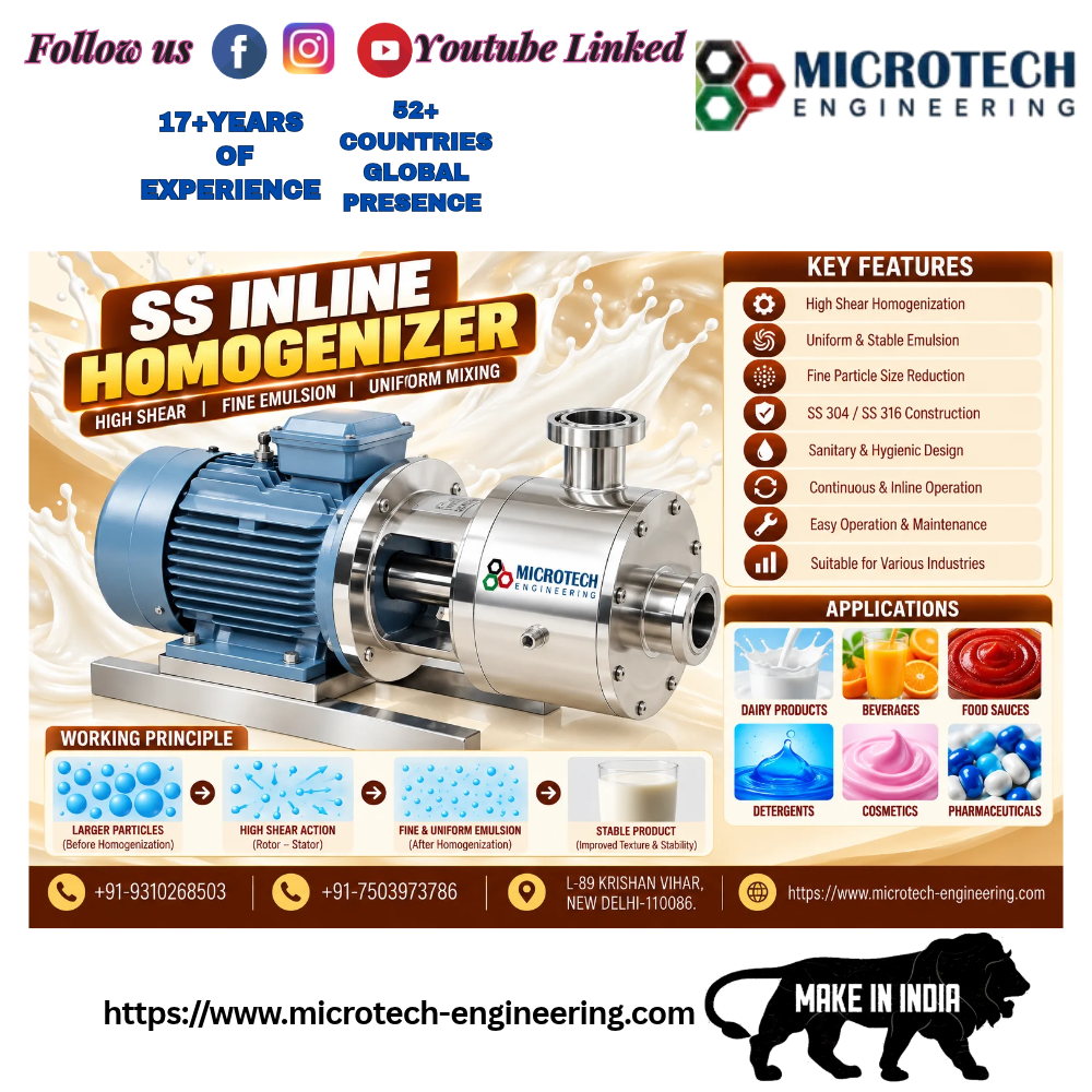 SS Inline Homogenizer