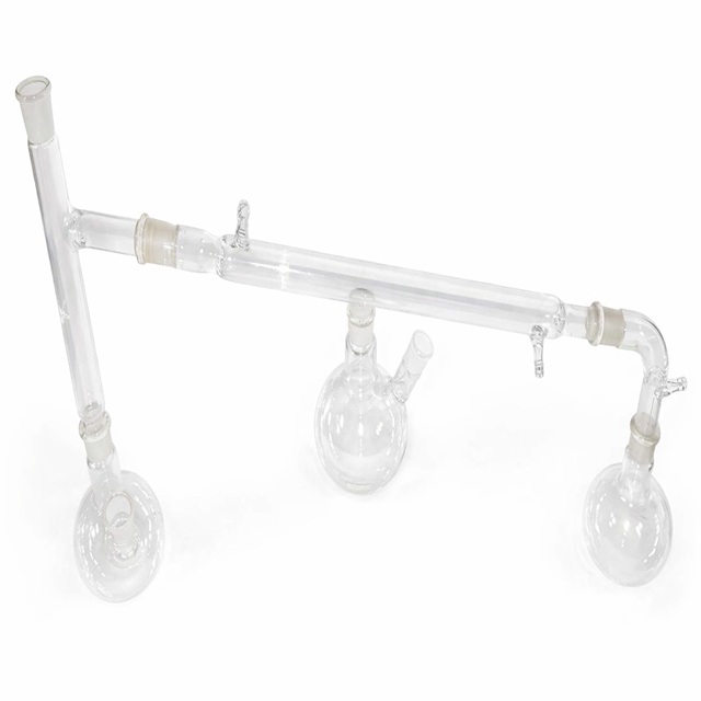 Glass Distillation Apparatus Made of Borosilicate Glass for Laboratory
