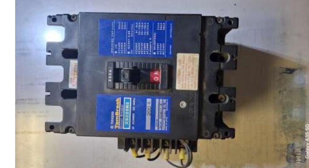 Terasaki Tembreak Xs225Ns 200A 3-Pole Molded Case Circuit Breaker - Application: Industrial Main Distribution Boards (Mdb) & Power Control Centers (Pcc)