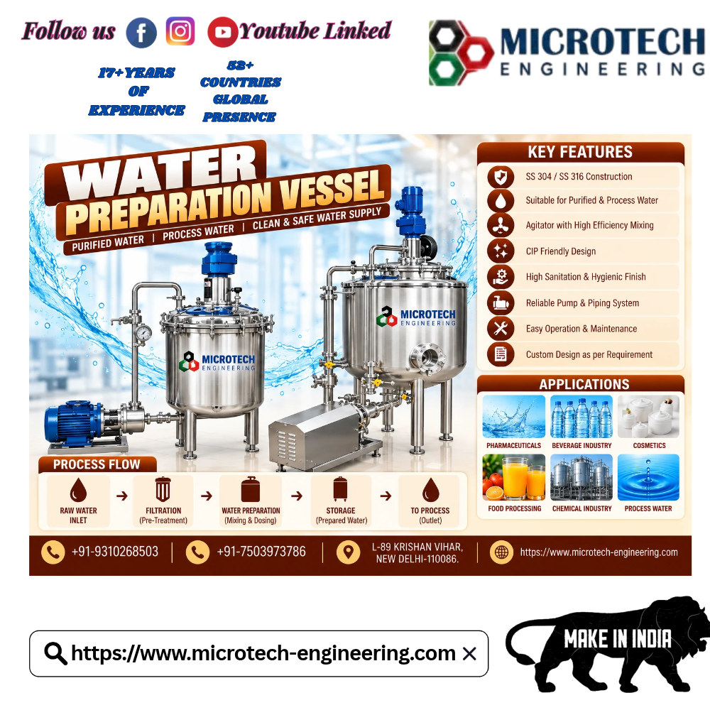 Water Preparation Vessel