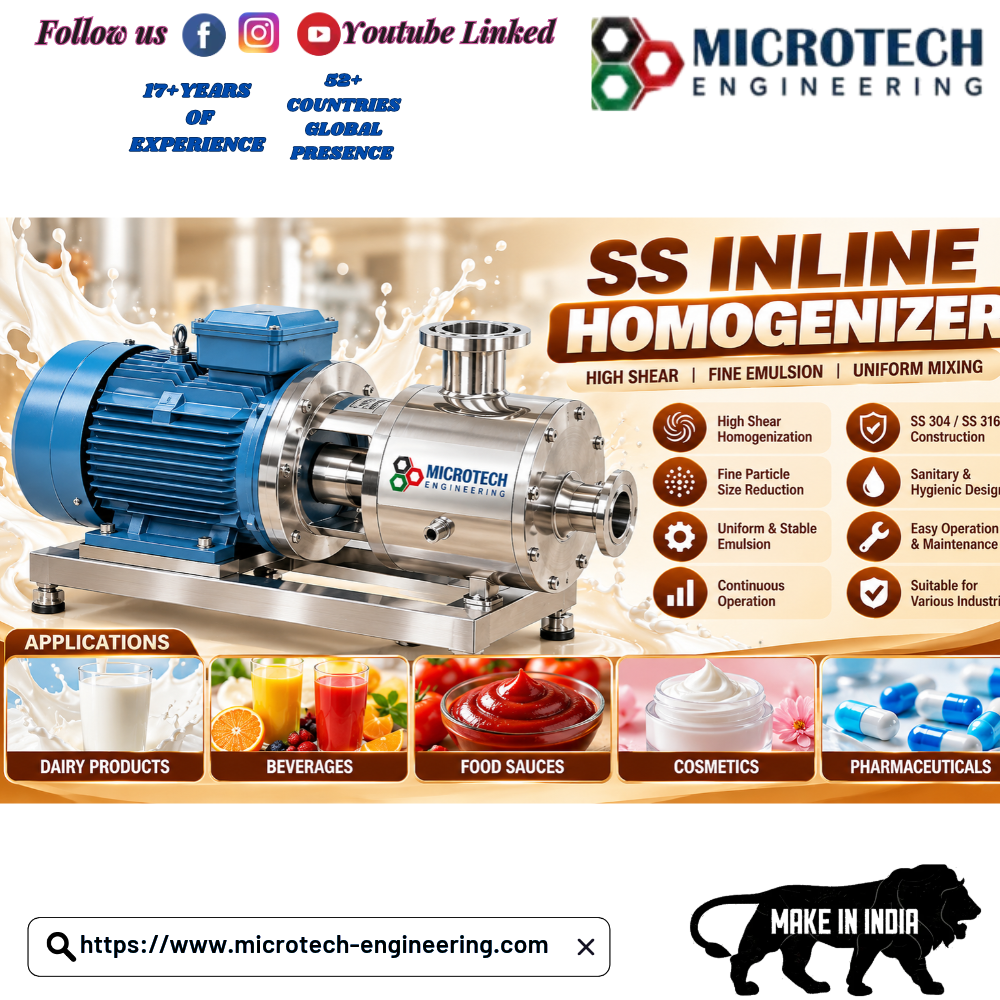 SS Inline Homogenizer