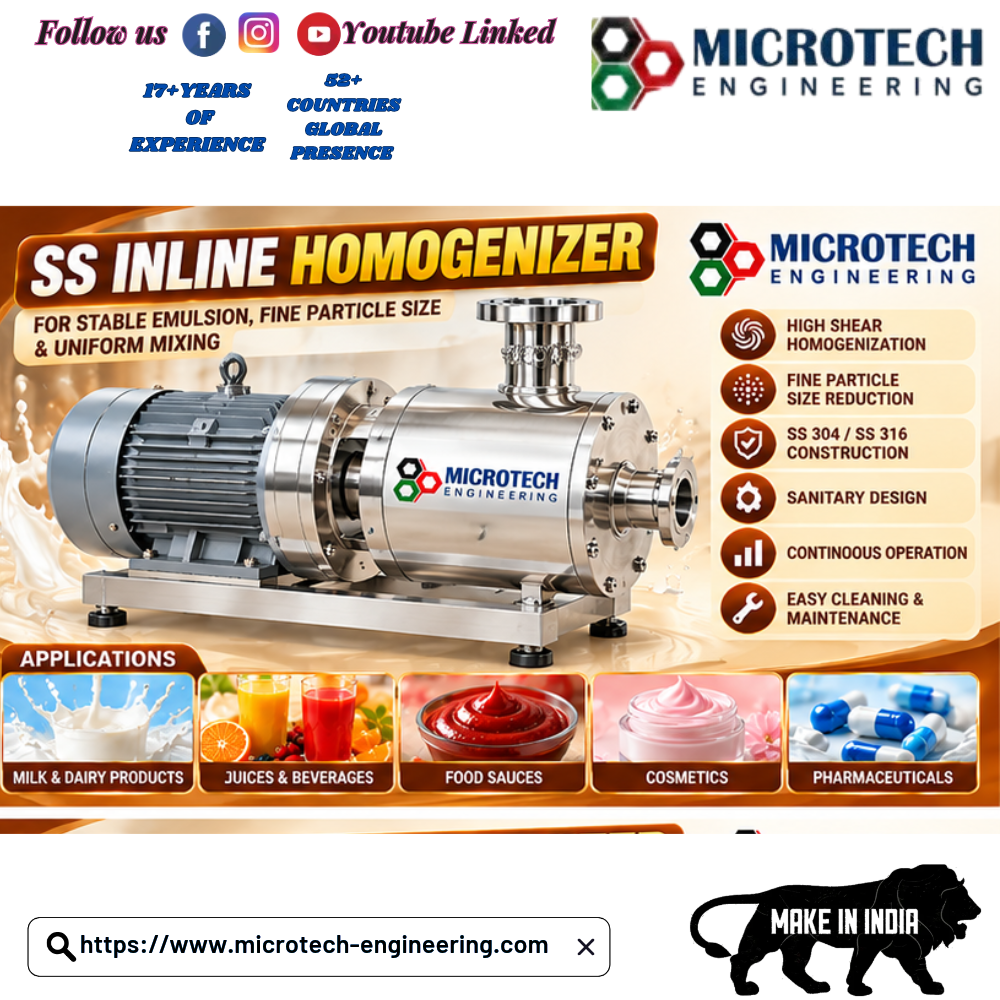 SS Inline Homogenizer