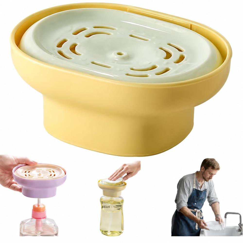 Plastic Soap Dispenser Sponge Holder