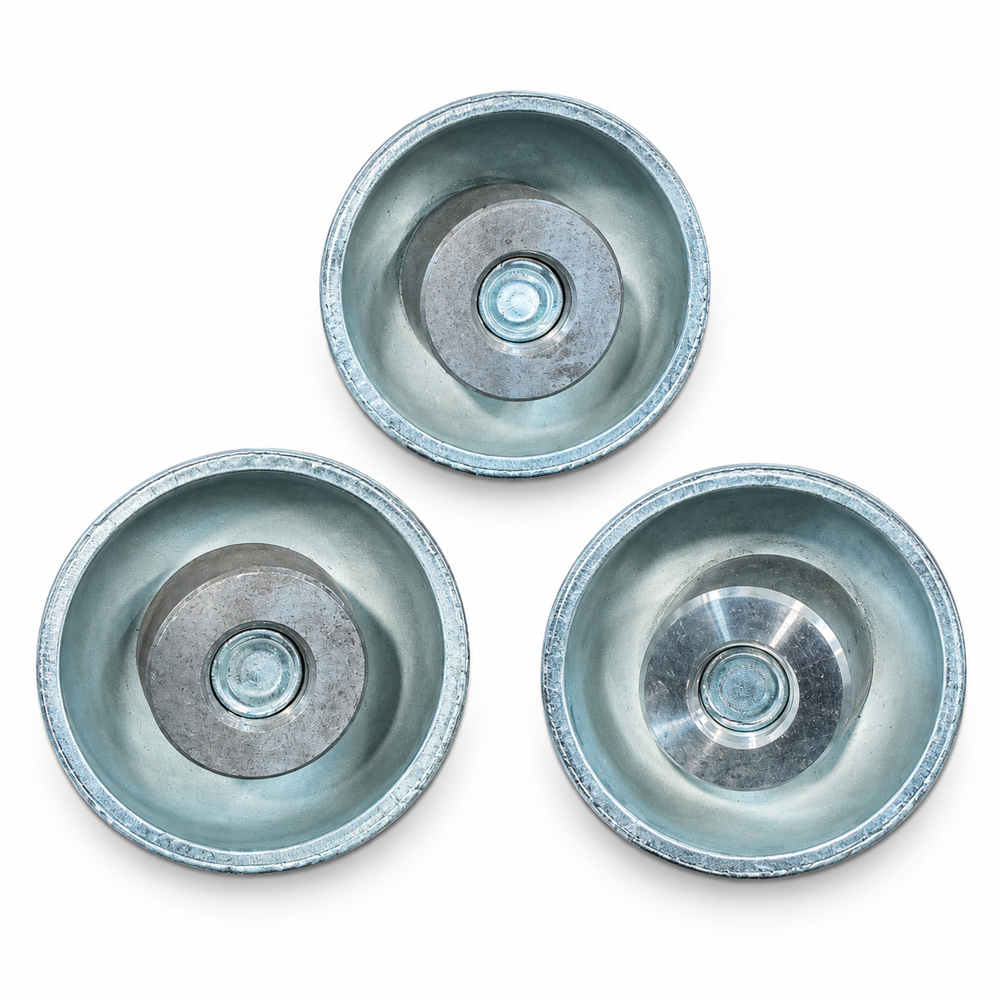 Cup Type Rail Clamp - Color: Silver