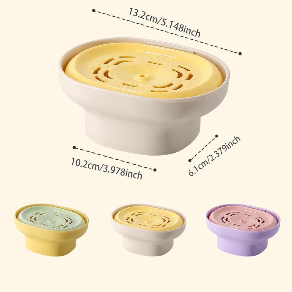 Plastic Soap Dispenser Sponge Holder - Color: Multi