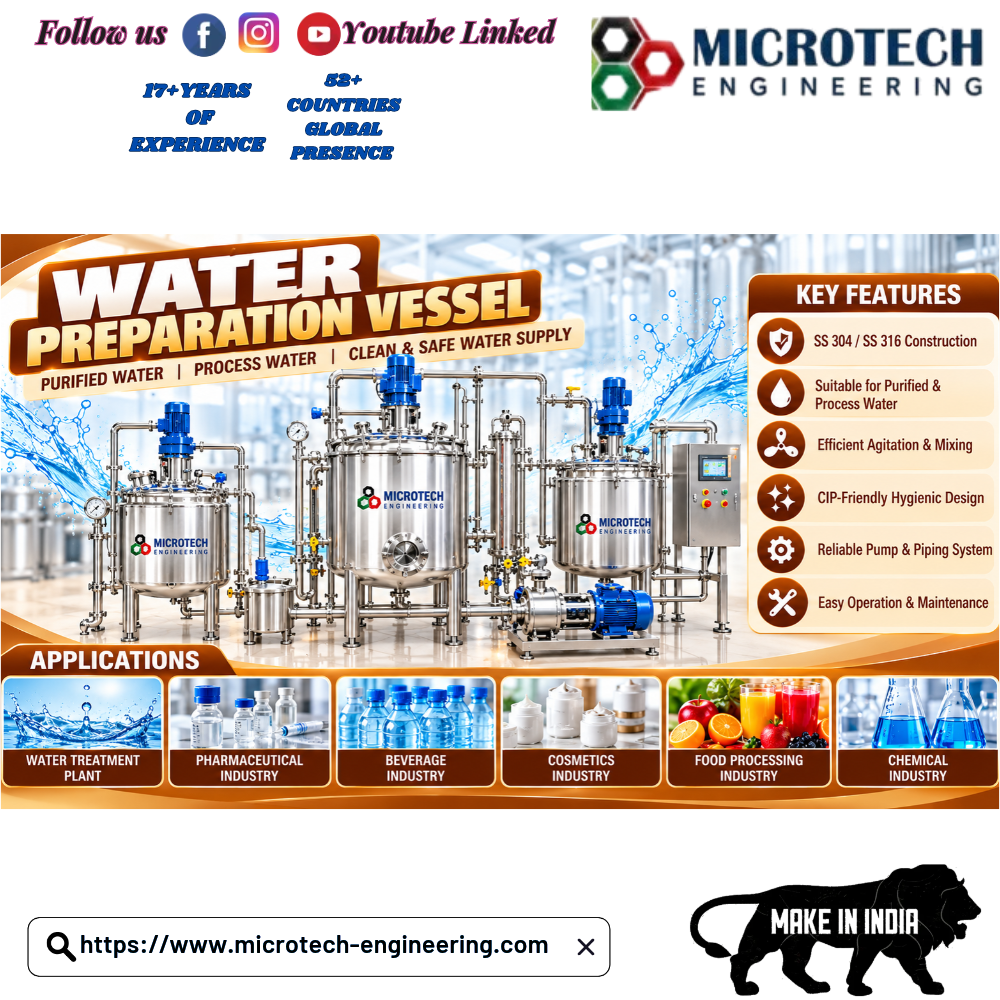 Water Preparation Vessel