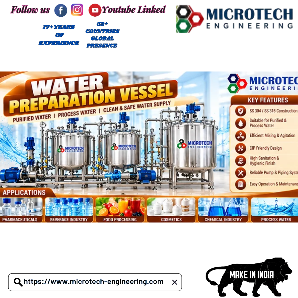 Water Preparation Vessel