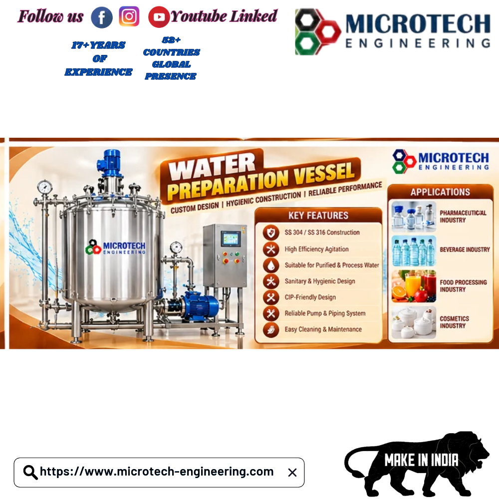 Water Preparation Vessel