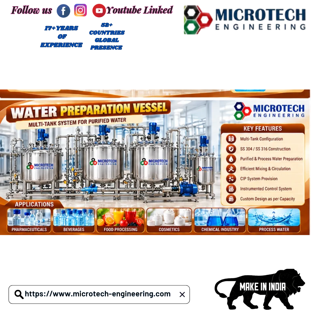 Water Preparation Vessel
