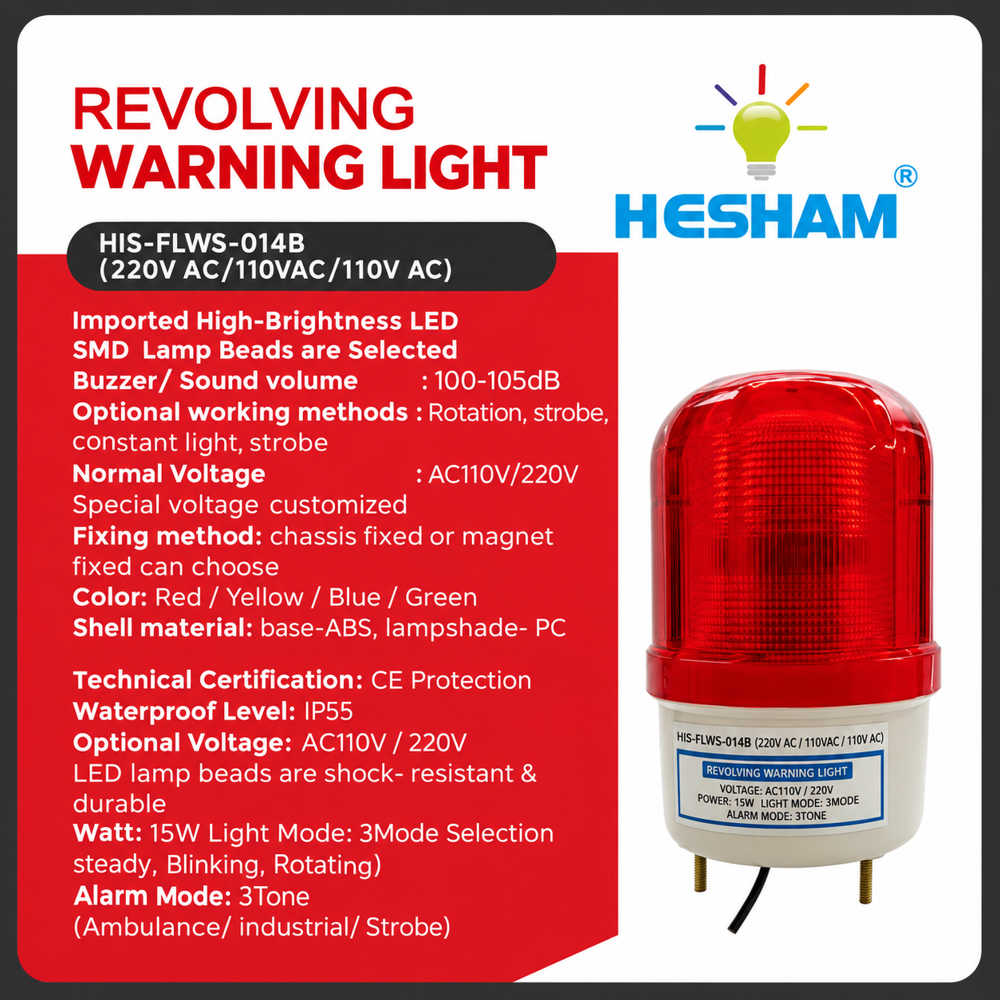 Forklift Revolving Warning Light (HIS-FLWS-014B)