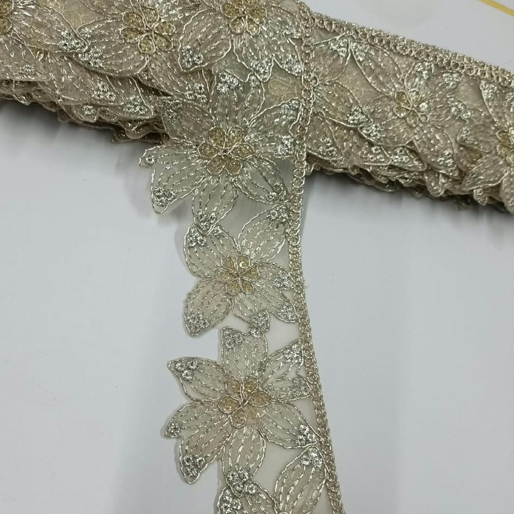 Saree Fancy Net Embroidery Lace