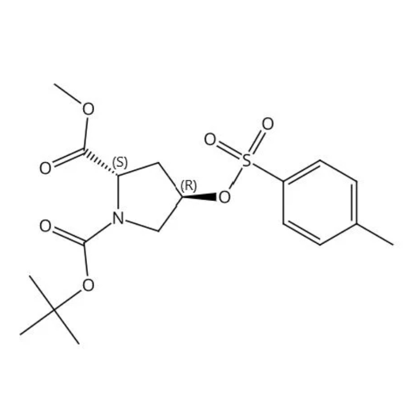 Cas No.- 88043-21-4 Trans-N-Tert-Butyloxycarbonyl-4-Tosyloxy-L-Proline Methyl Ester