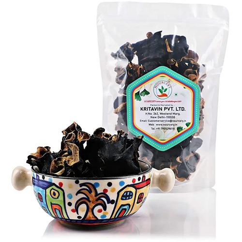 Nourcery Dried Black Fungus, 100g (Cloud Ear and Wood Ear Mushrooms)