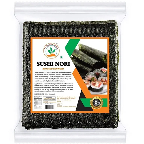 Nourcery Sushi Nori Sheets, 10 Sheets- 28gm (Seaweed Stratum)