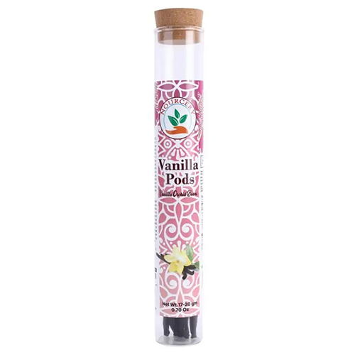 Nourcery Vanilla Pods, 4 Pods(17-20g), Vanilla Orchid Beans