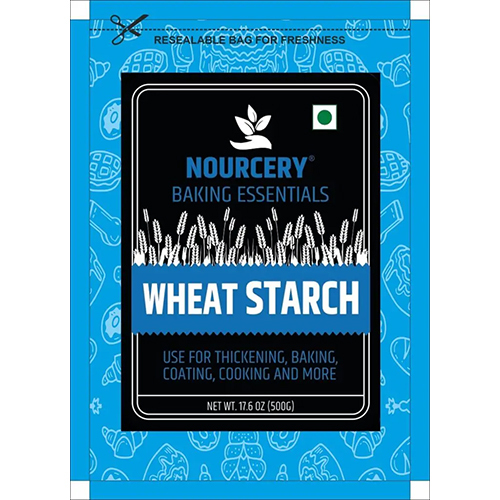 Nourcery Imported Wheat Starch Powder (500gm), Pack of 2