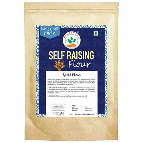 Nourcery Self Raising Flour, 1Kg (Spelt Flour)