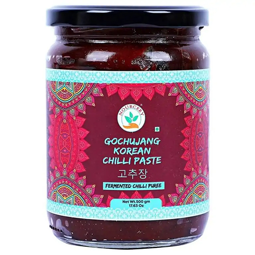 Nourcery Korean Classic Gochujang Hot Chilli Paste, 500g (Fermented Chilli Puree)