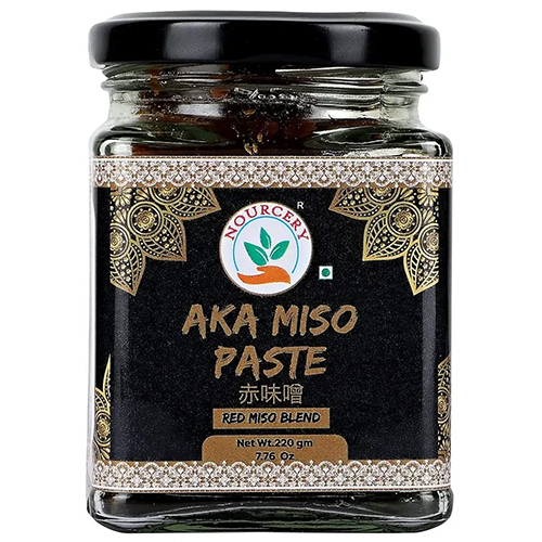 Nourcery Aka Miso Paste, 220g (Dark, Extra Matured, Soy-Based)