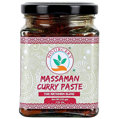 Nourcery Thai Massaman Curry Paste, 220g [Thai MATSAMAN Blend