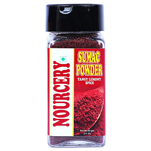 Nourcery Sumac Powder, 60 grams (Tangy Lemony Spice)