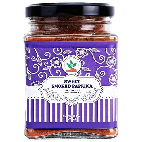 Nourcery Sweet Smoked Paprika, 125g (Cold Smoked Spanish Paprika)