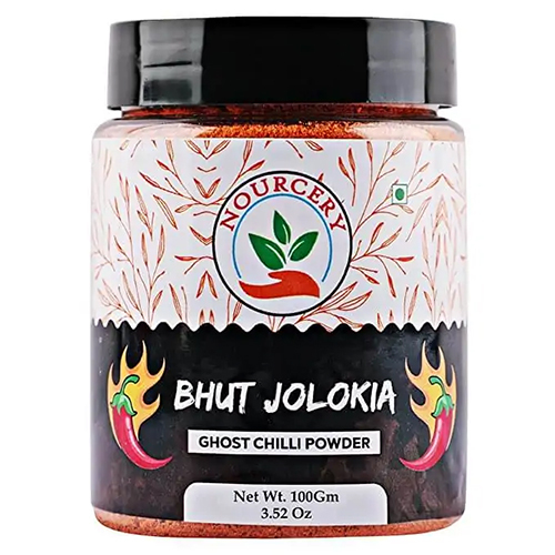 Nourcery Assamese Bhut Jolokia Chilli Powder, 100gm (Ghost Chilli Powder)