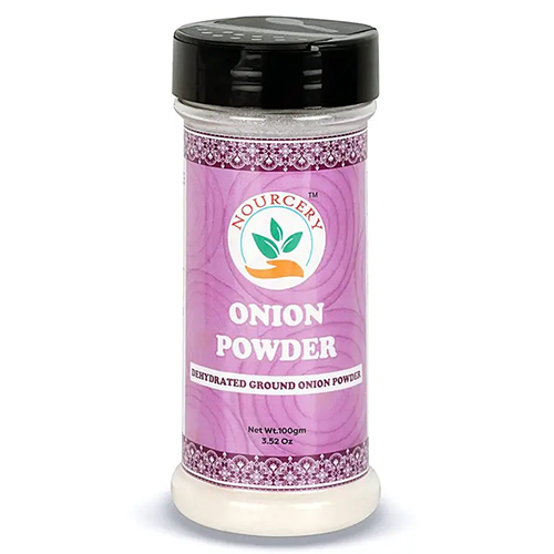 Nourcery Onion Powder, 100g (DEHYDRATED GROUND ONION)