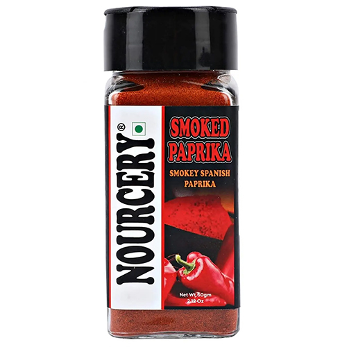 Nourcery Premium Smoked Paprika, 60g (smokey spanish Paprika)